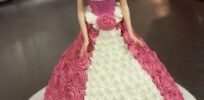 Fresh Inspiration Barbie Cake Decoration I Had One Of These On My Birthdays As A Child Mine Was